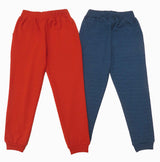 Clothe Funn Boys Printed Track Pants, Red & Navy Mel (Pack of 2)
Full Length Track Pants