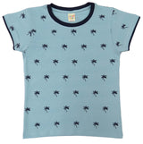 Clothe Funn Boys Half Sleeve Tree Printed T-Shirt & Shorts Set, Sky Blue/Navy
Half Sleeve T-Shirt & Shorts