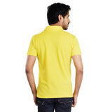 Clothe Funn Men's Polo T-Shirt, Yellow