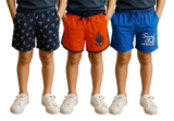 Clothe Funn Boys Regular Shorts, Combo 5