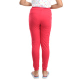 Clothe Funn Girls Trackpant Drifit, Fuschia