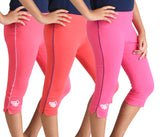 Clothe Funn Girls Capri, Combo 8:- Fuschia, Coral, & Pink (Pack of 3)
3/4th Length Capri