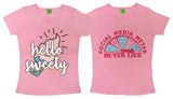 Clothe Funn Girls Chest Printed T-Shirts, Pink, Combo 2 (Pack of 2)
Half Sleeve T-Shirts