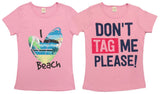 Clothe Funn Girl's Chest Printed T-Shirts, Pink, Combo 20 (Pack of 2)
Half Sleeve T-Shirts