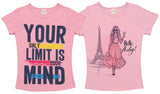 Clothe Funn Girl's Chest Printed T-Shirts, Pink, Combo 23 (Pack of 2)
Half Sleeve T-Shirts