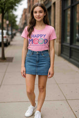 Clothe Funn Girl's Chest Printed T-Shirts, Pink, Combo 32 (Pack of 2)
Half Sleeve T-Shirts