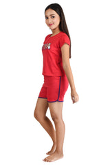 Clothe Funn Girls Diva Printed Crop Top Set, Fuschia
Crop Top & Shorts