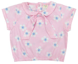 Clothe Funn Girls Floral Printed Co-Ord Set, Pink
Cap Sleeve Top & 3/4th Length Pant