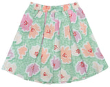 Clothe Funn Flower Printed Girls Co-Ord Set, Mint
Cap Sleeve Top & Skirt