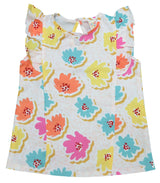 Clothe Funn Girls Flower Printed Co-Ord Set, White
Cap Sleeve Top & Skirt
