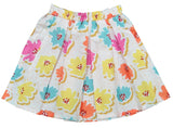 Clothe Funn Girls Flower Printed Co-Ord Set, White
Cap Sleeve Top & Skirt