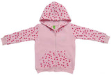 Clothe Funn Girls Polka Printed Classic Hooded Jacket with Zipper, Pink
Full Sleeve Jacket