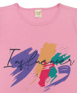 Clothe Funn Girls Influencer Printed Half Sleeve T-Shirt & Shorts Set, Pink
Half Sleeve T-Shirt & Shorts