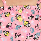 Clothe Funn Girls Cartoon Printed Jumpsuit, Neon Pink
Knee Length Jumpsuit