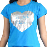 Clothe Funn Girls Limited Edition Printed Crop Top Set, Scuba Blue
Crop Top & Shorts