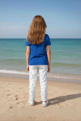 Clothe Funn Girls Love Printed Half Sleeves T-Shirt & Pants Set, Royal/White
Half Sleeve T-Shirt & Pant