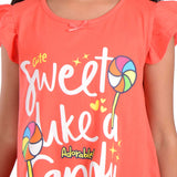 Clothe Funn Girls Printed Half Sleeves Nighty Dress, Mint & Coral (Pack of 2)
Cap Sleeve Dress