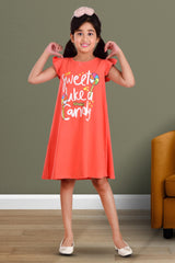 Clothe Funn Girls Printed Half Sleeves Nighty Dress, Mint & Coral (Pack of 2)
Cap Sleeve Dress