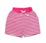 Clothe Funn Girls Stripes Printed Hot Shorts, Combo 6:- Purple/Yellow, Fuschia/White, Fuschia/Lime (Pack of 3)
Above Knee Length Shorts