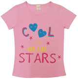 Clothe Funn Girls Stars Printed Half Sleeve T-Shirt & Shorts Set, Pink/T.Blue
Half Sleeve T-Shirt & Shorts