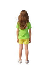 Clothe Funn Girls Sunshine Printed Half Sleeve T-Shirt & Shorts Set, Green/Yellow
Half Sleeve T-Shirt & Shorts