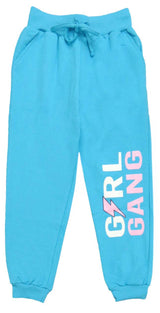 Clothe Funn Girls Printed Track Pant Loop Knit Fabric, Orange & Turq (Pack of 2)
Full Length Track Pants