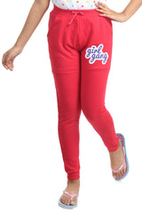 Clothe Funn Girls Printed DriFit Track Pant, Fuschia
Full Length Track Pants