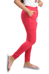 Clothe Funn Girls Printed DriFit Track Pant, Fuschia
Full Length Track Pants