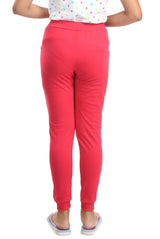 Clothe Funn Girls Printed DriFit Track Pant, Fuschia
Full Length Track Pants