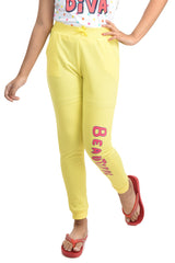 Clothe Funn Girls Printed Trackpant Drifit, Lemon
Full Length Track Pants