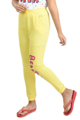 Clothe Funn Girls Printed Trackpant Drifit, Lemon
Full Length Track Pants