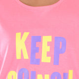 Clothe Funn Girls Cute Printed Half Sleeves T-Shirt & Shorts Set, Neon Pink
Half Sleeve T-Shirt & Shorts