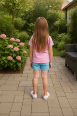 Clothe Funn Girls Unicorn Printed Half Sleeve T-Shirt & Shorts Set, Pink/T.Blue
Half Sleeve T-Shirt & Shorts