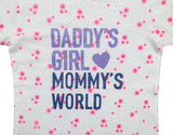 Clothe Funn Girls World Printed Set, White AOP/Fuschia
Half Sleeve T-Shirt & Shorts