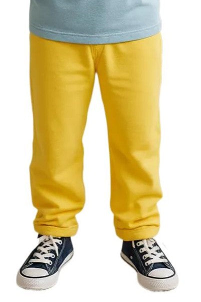 Clothe Funn Unisex Rib Track Pants, Combo 4:- Gold, Anthra, Ink Blue