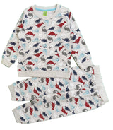 Clothe Funn Infant Boys Coordinate Set, Grey AOP