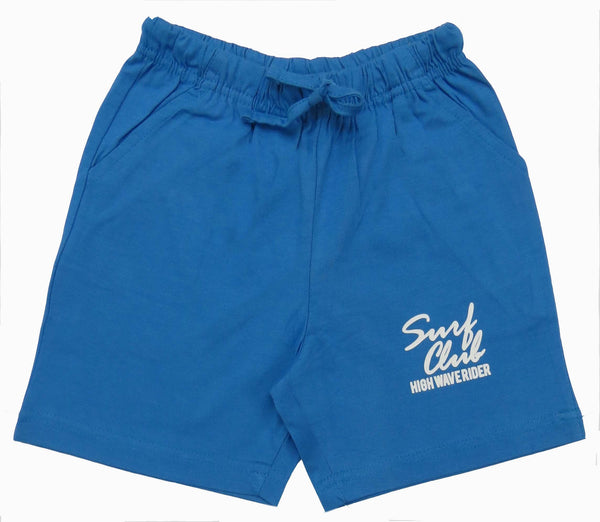 Clothe Funn Boys Regular Shorts Coral/Navy/Sky Blue Combo:-18 (Pack Of 3)