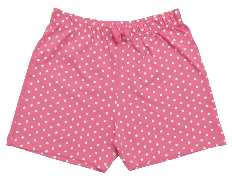 Clothe Funn Girls Printed Hot Shorts, Combo:-9 (White AOP/Pink/Mint) pack of 3