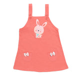 Clothe Funn New Born Baby Girl's Dress, Peach/Coral