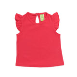 Clothe Funn New Born Baby Girl's Dress, White/Fuschia