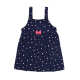 Clothe Funn New Born Baby Girl's Dress, Navy/Coral