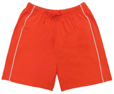 Boys Half sleeve T-Shirt & Shorts, Co-Ord Set, White & Orange