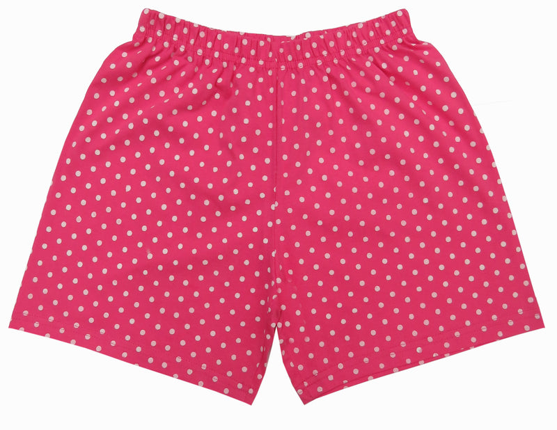 Clothe Funn Girls Cotton Nightwear Set, Off White & Pink