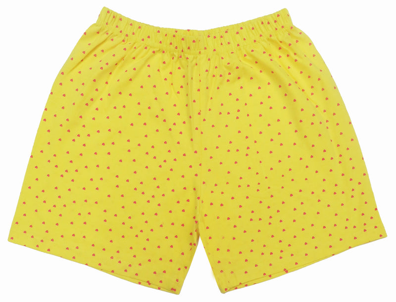 Clothe Funn Girls Cotton Nightwear set, Neon Green & Yellow