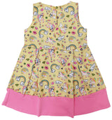 Clothe Funn Baby Girls Fancy Dress, Yellow Pink