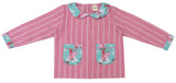 Clothe Funn Girls Full Sleeve Co-Ord Set, Pink & T.Blue AOP