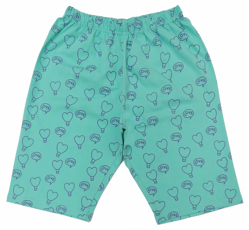 Clothe Funn Girls Nightwear/Girls Co Ord Set, Pink & Mint AOP