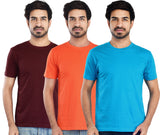 Clothe Funn Mens Round Neck T-Shirt, Combo-2