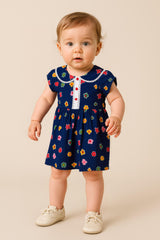 Clothe Funn Baby Girls Fancy Dress, Navy AOP