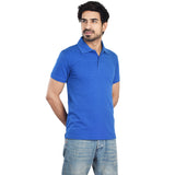 Clothe Funn Men's Polo T-Shirt, Royal